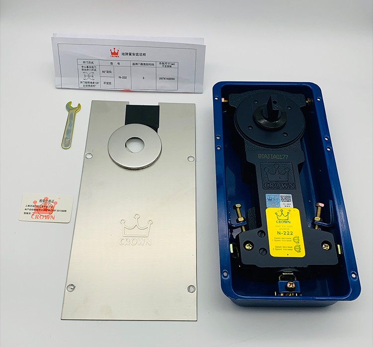 上海皇冠N-222玻璃门地弹簧